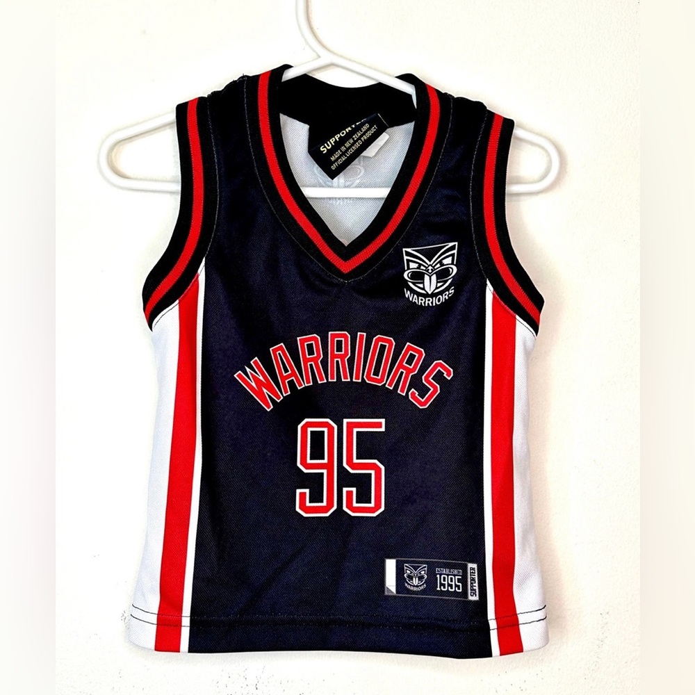 New Zealand Warriors 95 Rugby jersey 2T/3T